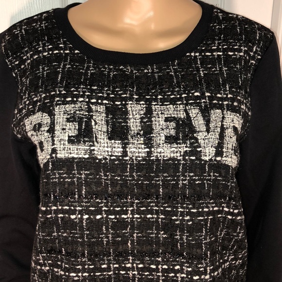 Seventeen Black Top. NWT. L - Picture 2 of 8